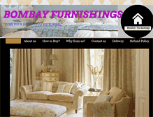 Tablet Screenshot of bombayfurnishings.com
